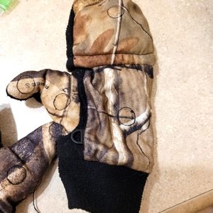 Camo hooded winter Gloves